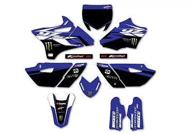 2002 - 2024 YAMAHA YZ85 GRAPHICS KIT MOTOCROSS STICKERS DECALS KIT 21mil Thick • $95.03