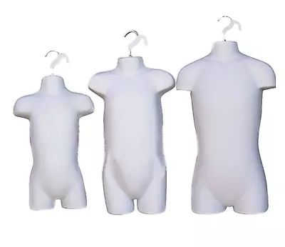 Child HANGING Body Shop Display Body Form Kids Mannequin WHITE AND SKIN CREAM. • £9.99