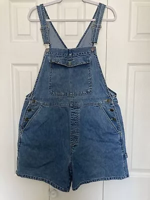 Womens Vintage Honors Denim Overall Shorts Size Large. • $27