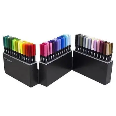 NEW Tombow Dual Tip Brush Pen 108 Piece With Markers Storage Case • $332.45