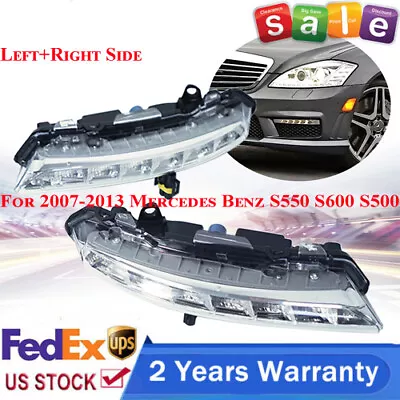 For 2012-2013 Mercedes Benz Cls550 Fog Lights Driving Front Bumper Lamps LH+RH • $37.05