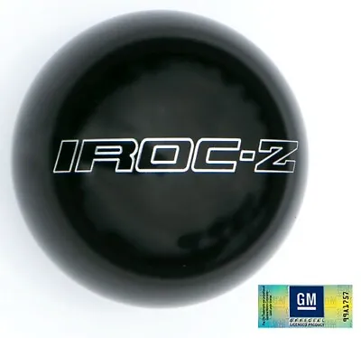 82-92 Camaro Billet Aluminum Black IROC-Z Manual Shift Knob NEW 2.25  M16x1.5 • $60.45