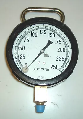 Marsh Instruments 250 PSI  5 Inch Diameter Reid Vapor Test Pressure Gauge • $25