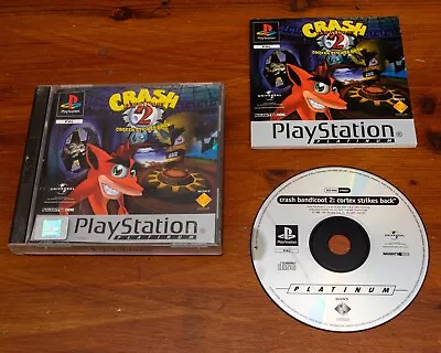 Crash Bandicoot 2: Cortex Strikes Back - PS1 Game - Boxed Complete - UK PAL • £14.99