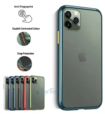 $4.99 • Buy Shockproof Slim Matte Silicone Case Cover For Apple IPhone 7 8 XR XS 11 Pro Max