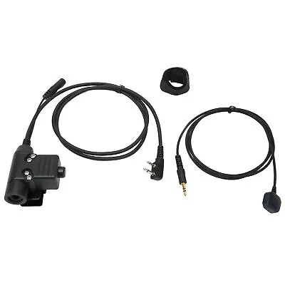 Military Headset Adapter Clear Voice Push To Talk Headset Connector Replace MPF • £23.90