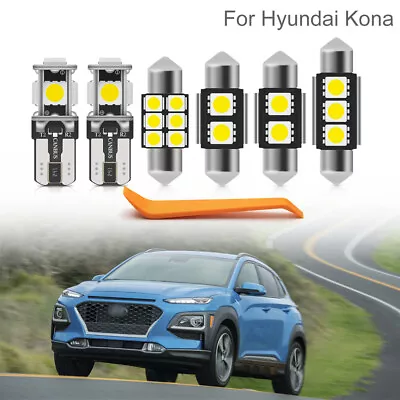 9PC LED Dome Map Vanity Mirror Trunk Glove Box Light Bulb For 17-22 Hyundai Kona • $11.99