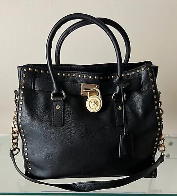 Michael Kors Hamilton Tote Handbag- Purse - Large Navy Blue Color • $110