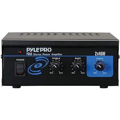 Pyle PCA2 Mini Stereo Power Amplifier • $47.43