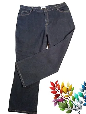  New  Mainstreet Blue Jeans 26w Cotton Stretch Flare Legs Women's  • $20