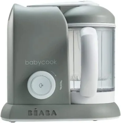 BEABA Babycook Solo 4 In 1 : Baby Food Processor Blender (Light Grey) • £53.99