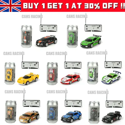 2.4 GHz Multicolor Coke Can Mini Speed RC Remote Control Toy Car Birthday Gift • £11.63
