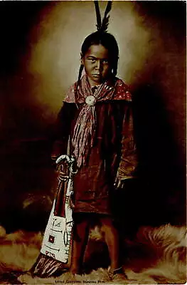 Vintage Postcard:  Little Cheyenne Boy  By L.A. Huffman • $10.75
