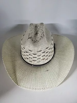 CODY JAMES TWIST CORD 15X BANGORA STRAW COWBOY HAT  Men's Size 7 5/8 • $34.99