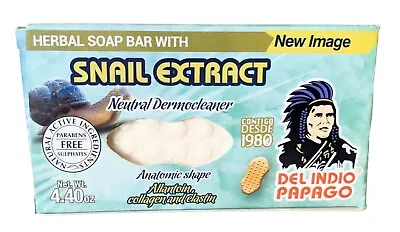 Del Indio Papago🐌 Baba De Caracol Jabon Herbal/ Herbal Soap Snail Extract • $10.99