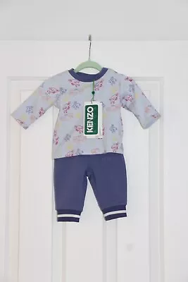 $35.99 • Buy KENZO KIDS 3 Months Winter Blue Animal Print Outfit New With Tags