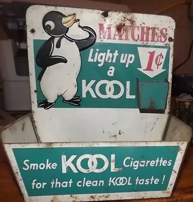 Vintage Kool Cigarettes Matches Tin Light Up A Kool • $9.99