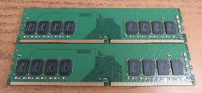 IBM Hynix 2 X 8GB DDR4 1Rx8 PC4-2666V-U Desktop UDIMM Memory 01AG827 • $24.99