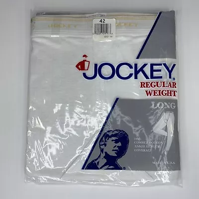 Vintage Jockey Regular Weight Long John Ankle Length Underwear Style 1202 NEW 42 • $19.99