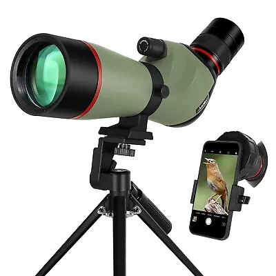 Gosky 20-60x60 Spotting Scope For HuntingTarget Shooting &  Bird Watching • $123.09