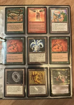 Magic The Gathering Cards Collection Folder Binder Older/Newer Nice Cards Lot • $19.89