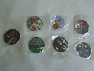 Walkers 1996 Tazos Special Star Wars Trilogy X 7 - All Sealed • £3.50