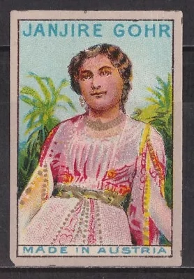 Old Glazed Matchbox Label Austria Janjire Gohr • $3.99