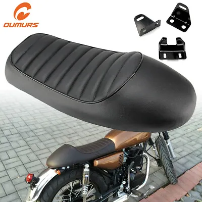 Motorcycle Hump Cafe Racer Seat Classic For Honda Yamaha Kawasaki Suzuki Vintage • $34.73