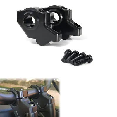 7/8 22mm Offset Handlebar Clamp Mount Riser Fit For Honda Suzuki Yamaha Kawasaki • $33.20