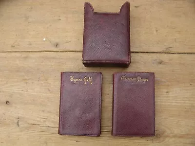 £18 • Buy 1912 Miniature Book Of Common Prayer And Hymns Ancient & Modern Antique Set