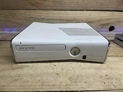 Microsoft Xbox 360 S Slim Console Model 1439 Rare White Console ONLY 4Gb TESTED • $68.95