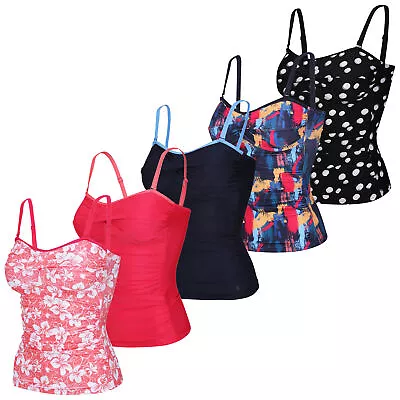 Regatta Womens Aceana II Tankini Top Adjustable Straps • £15.95