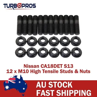 High Tensile Exhaust Manifold Stud Kit For Nissan CA18DET SR20DET S13 Silvia • $38.60