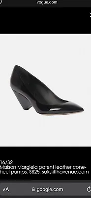 Maison Margiela Patent Leather Cone-heel Pumps $825 Us Size 5.5 • $200