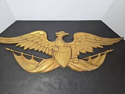 Vintage Sexton Large AMERICAN EAGLE Wall Plaque Cast Classic 27 Inch Wing Span • $44.95