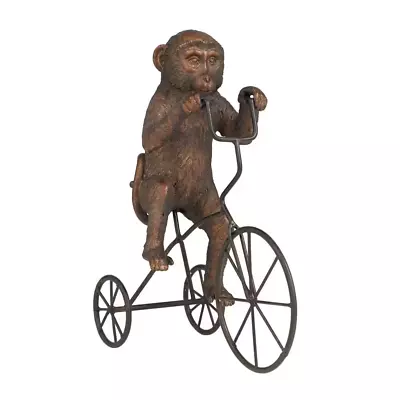 Bronze Polystone Monkey Sculpture • $52.31