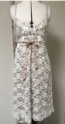 $10 • Buy Basque Lace Cocktail Dress Size 12 Special Occasion Excellent Condition