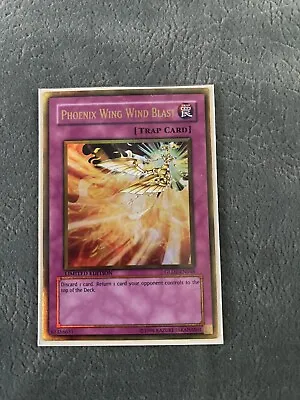 Phoenix Wing Wind Blast - GLD2-EN048 - Gold Rare - Limited Edition X1 NM • $8