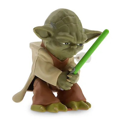 NEW JEDI YODA Lightsaber Flipping Toy STAR WARS  THE FORCE AWAKENS Disney Store  • $42.64