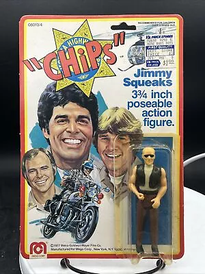 Jimmy Squeaks Chips 1977 Mego Vintage 3.75  Action Figure Television NEW • $55