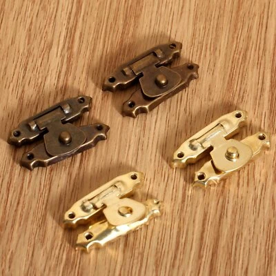 $4.64 • Buy Vintage Style Decorative Jewellery Box Latch Catch Gift Wood Chest Hasp Lock