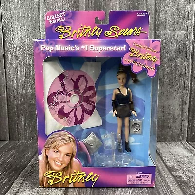 Vtg Play Along Britney Spears Doll Figure Black Dress Live In Concert W/ CD NEW! • $135.86