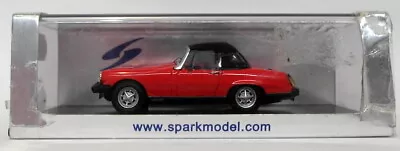 Spark Models 1/43 Scale S0818 - 1974 MG Midget 1500 - Red • £59.99