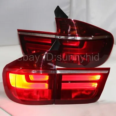 $536.88 • Buy Red LED Tail Lights For BMW X5 E70 LED Tail Lamps Back Lamps 2007-2013 Year