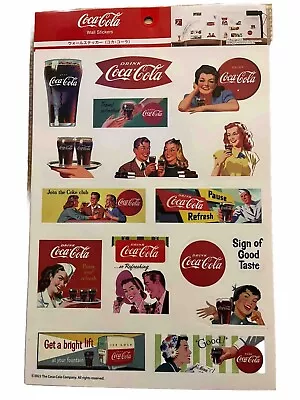 Coca Cola Sticker Sheet New • £5