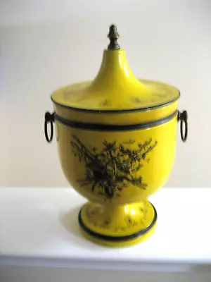 Vintage Metal Ice Bucket Gold Colored With Bird Design (italy) Gd Used Cond • $22.88