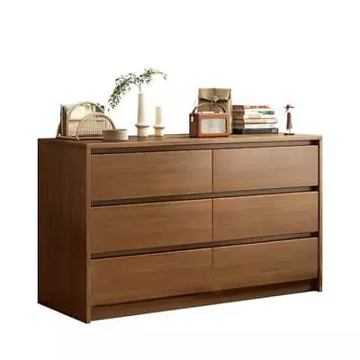 Foret Storage Desk Dresser 6 Chest Of Drawers Tallboy Lowboy Cabinet • $176.99