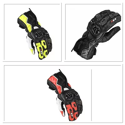 LS2 Swift Racing & Sports Motorcycle Motorbike Leather Gloves All Colors & Sizes • $79.99