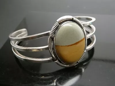 Somerset Mexico Morrisonite Jasper Sterling Silver 925 Cuff Bracelet Size 7 • $75