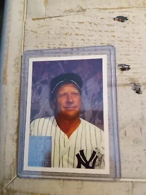 Mickey Mantle Topps Card • $25